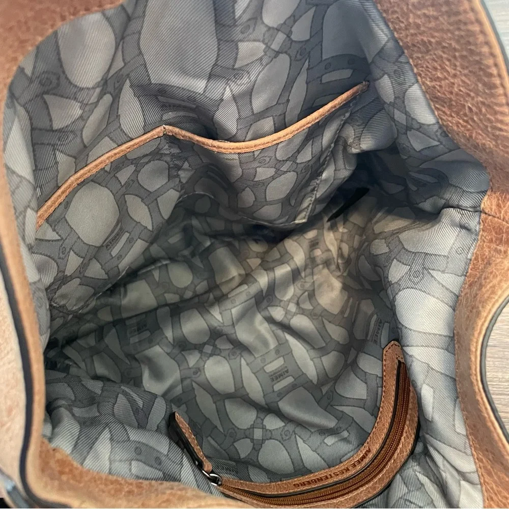 Aimee Kestenberg Leather Hobo Shoulder Bag Tan Slouchy Bag